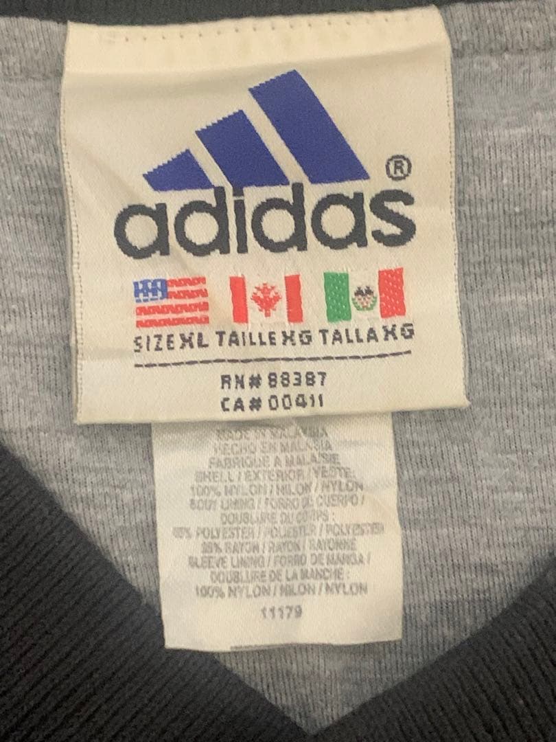 adidas ナイロンプルオーバー　90s 常田