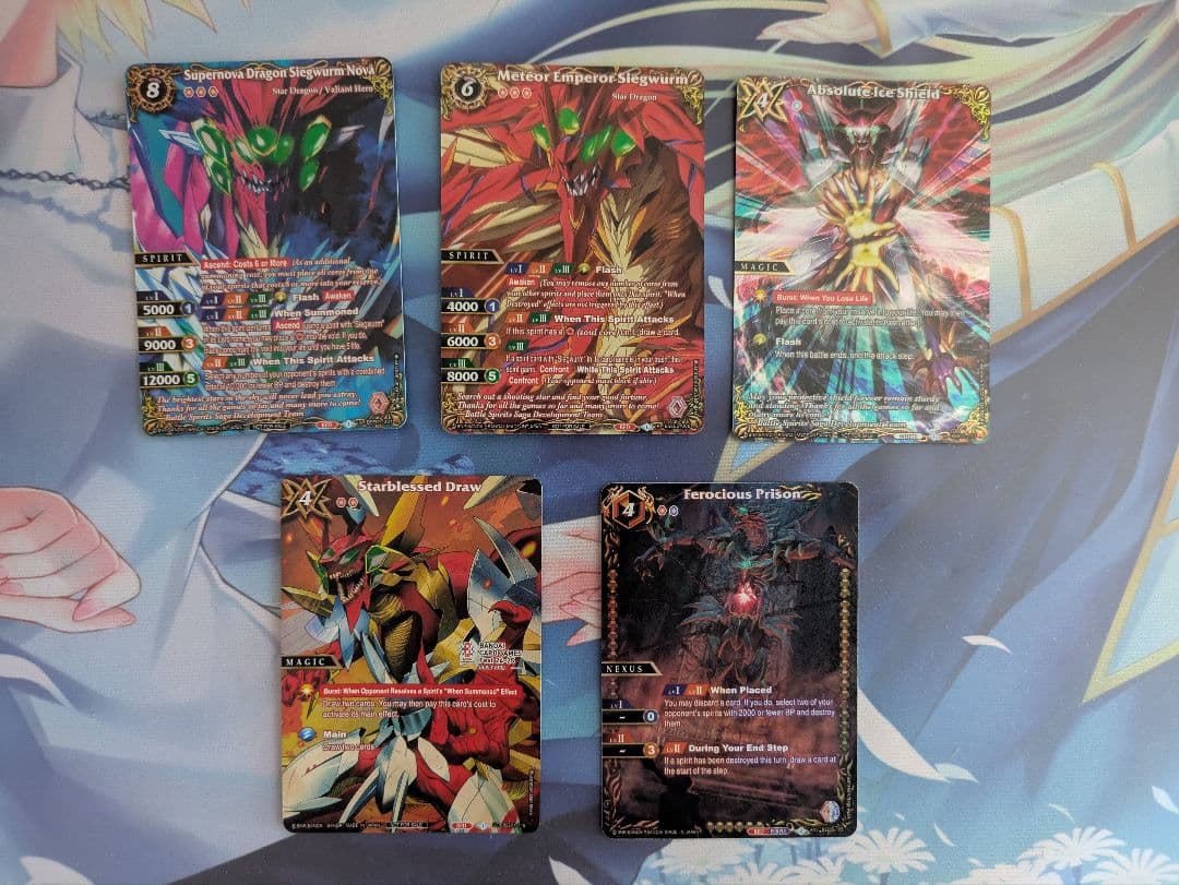 バトルスピリッツ 龍星皇メテオヴルム 超神星龍ジークヴルム・ノヴァ 海外版 英語