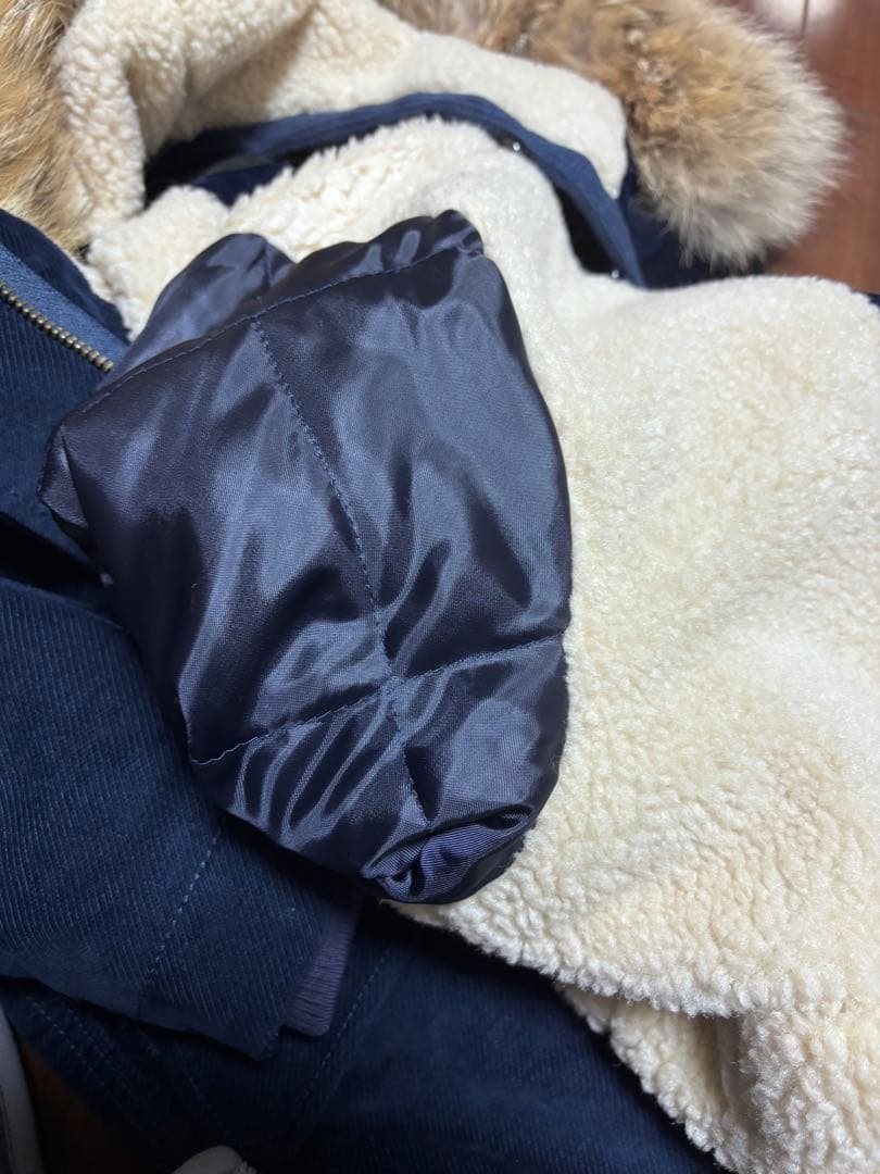 マークバイマークジェイコブスモッズコート ボア ファー付