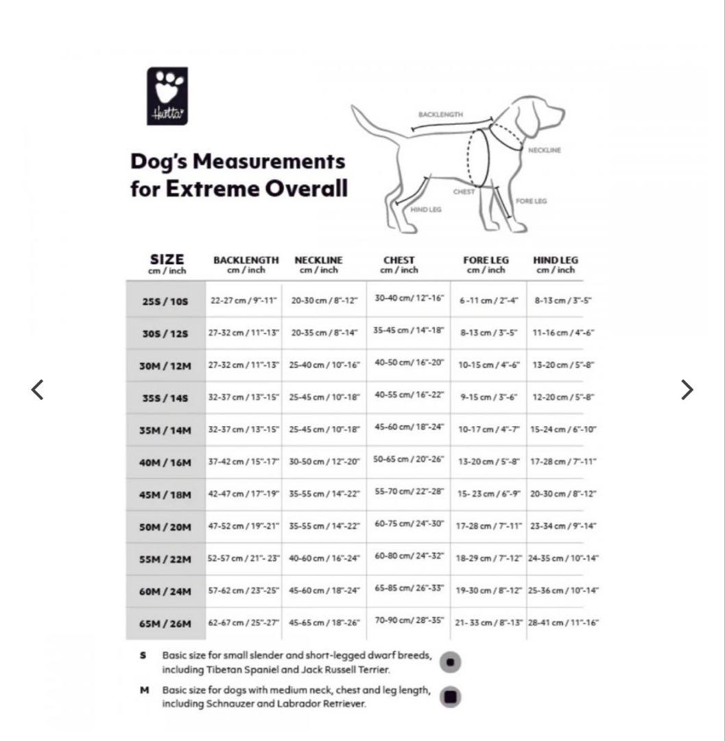 【Hurtta フルッタ】エクストリームオーバーオール　30s