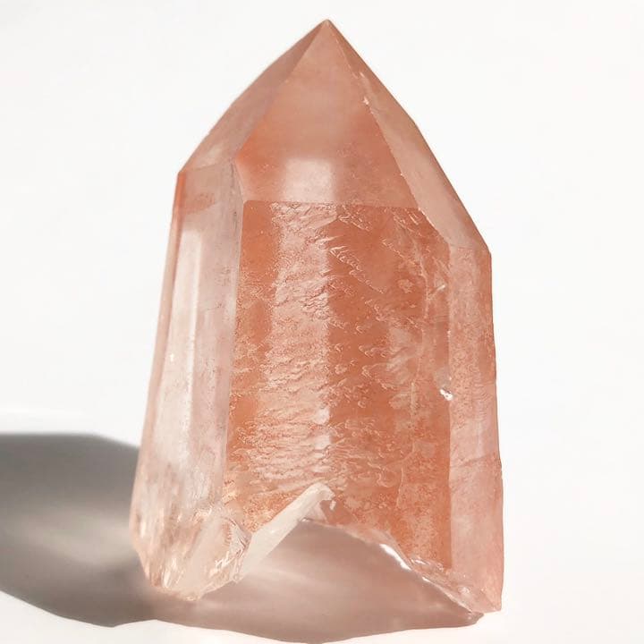 5 タンジェリンクォーツ レムリアンクォーツ 水晶原石 自立