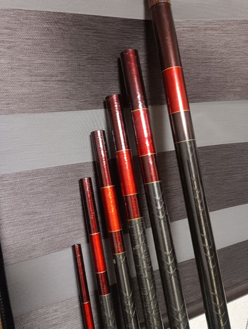 シマノ、リョービ、ダイワ鮎竿