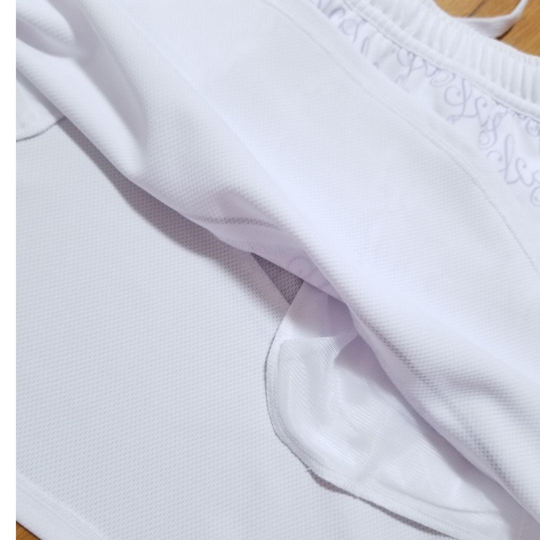 人気完売！ルコックテニスグラフィックゲームシャツLとスコートM 23FW