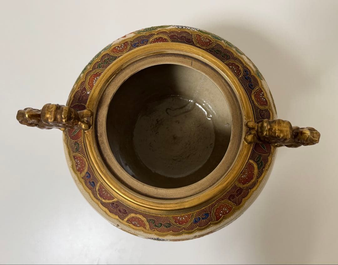 薩摩焼　香炉　飾壺　花器　骨董　古美術品