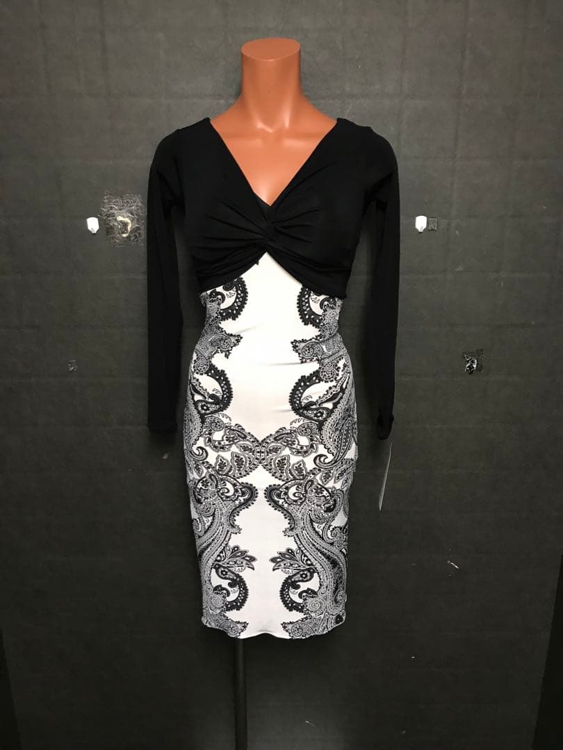 【チャコット】ペイズリー柄ワンピース3310