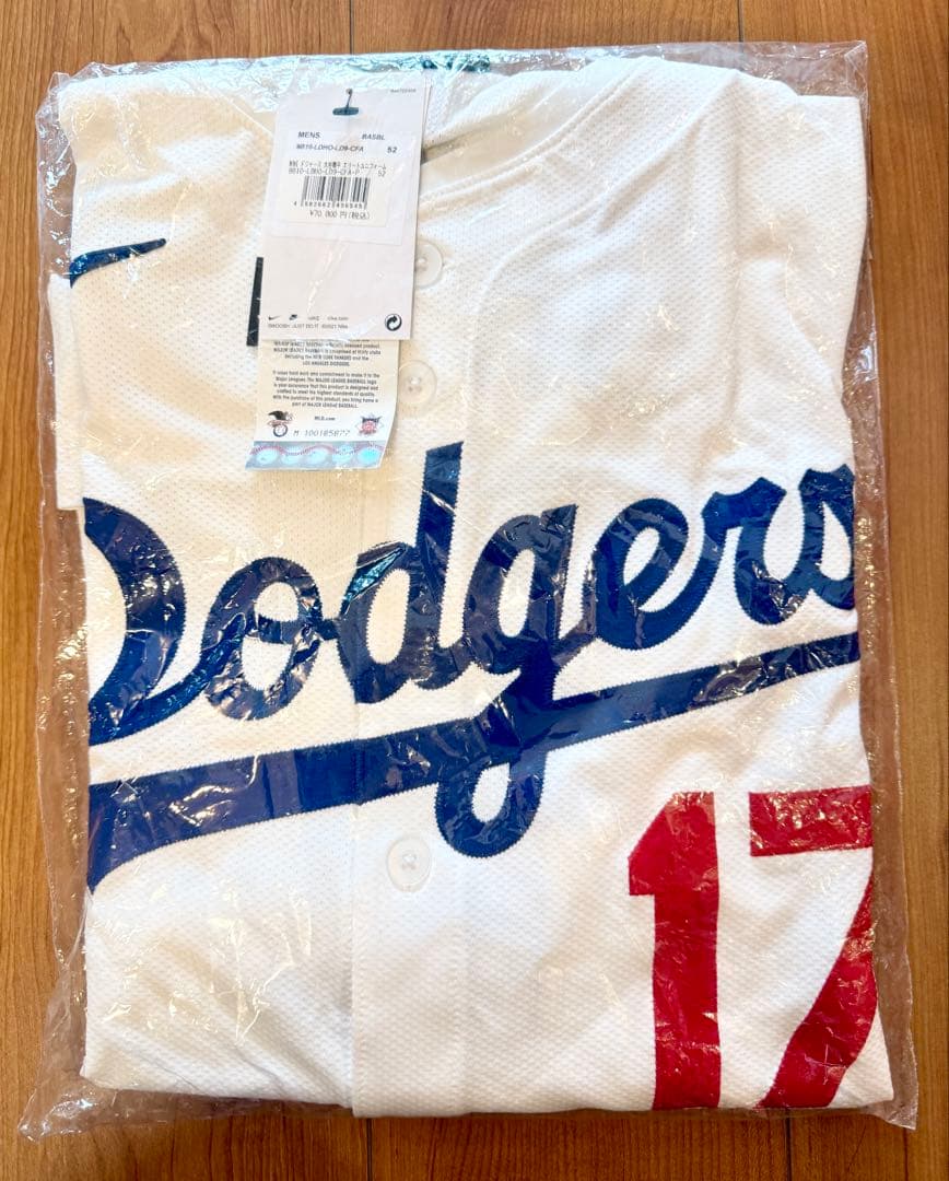 【52サイズ新品未開封】ロサンゼルスドジャース大谷翔平 東京シリーズユニフォーム