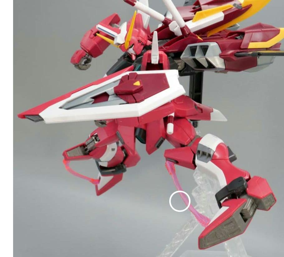 フリーダムVer2.0　∞ジャスティス1/100 完成品　　LED10色スタンド