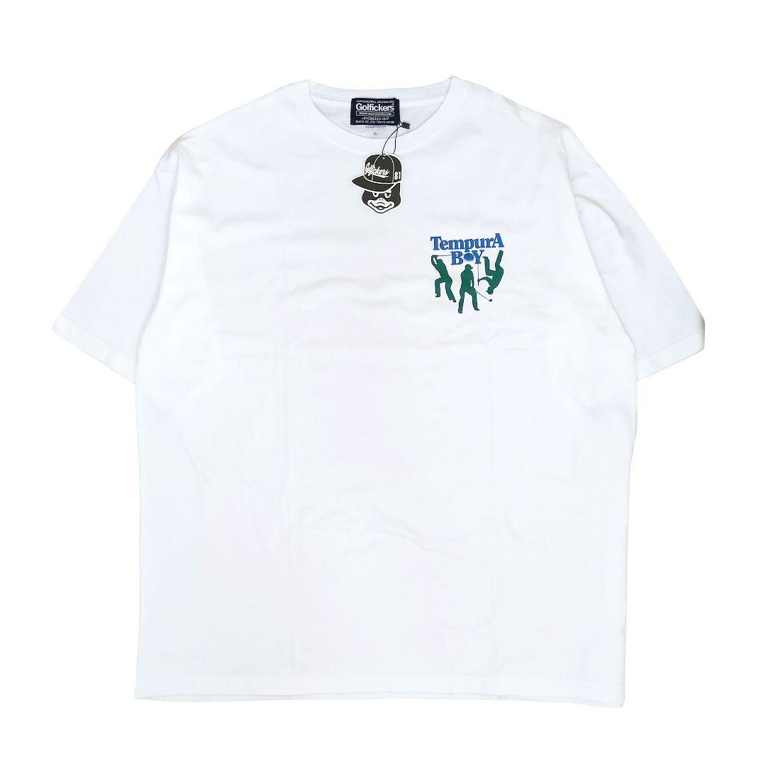 新品 Golfickers ゴルフィッカーズ テンプラボーイ Tシャツ XL 白