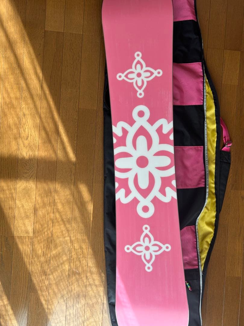 女性用スノボー板&スノーボードブーツ US 6.5 3点セット