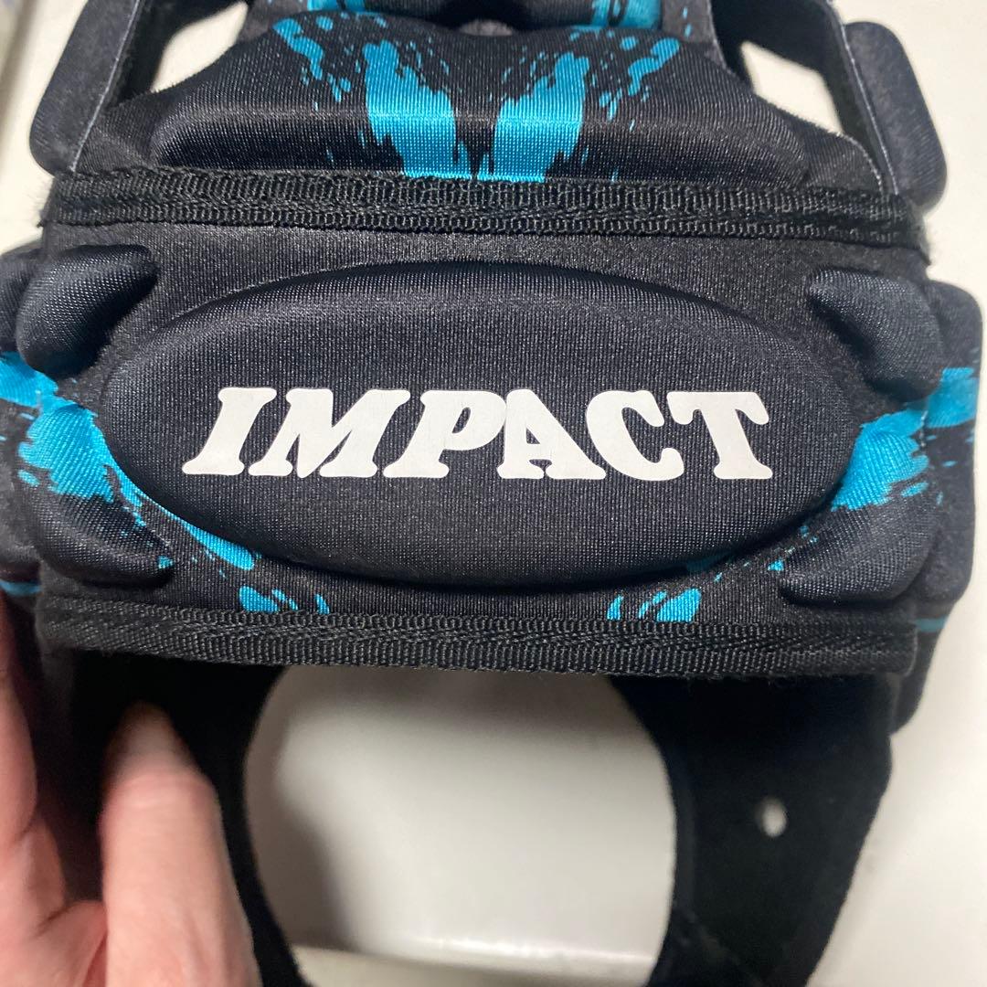 IMPACT ヘッドギア Lサイズ ブラック/ブルー