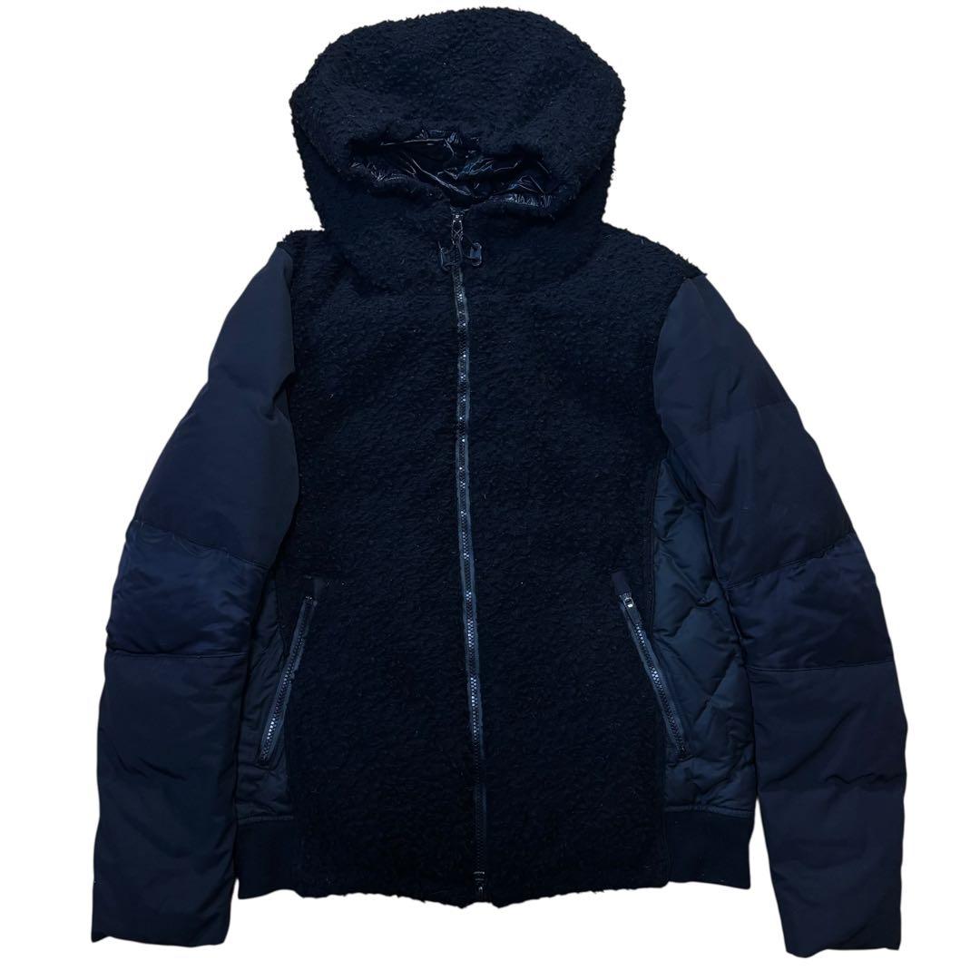 ロアーガンズ × ザンター ダウンジャケット ブラック　ボア　y2k 切り替え