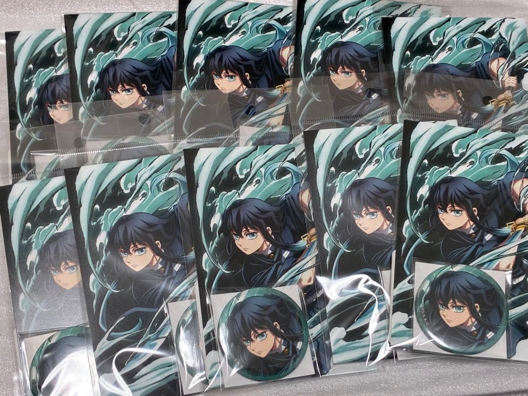 鬼滅の刃 時透無一郎 刀鍛冶の里編 ポストカードセット 缶バッジ