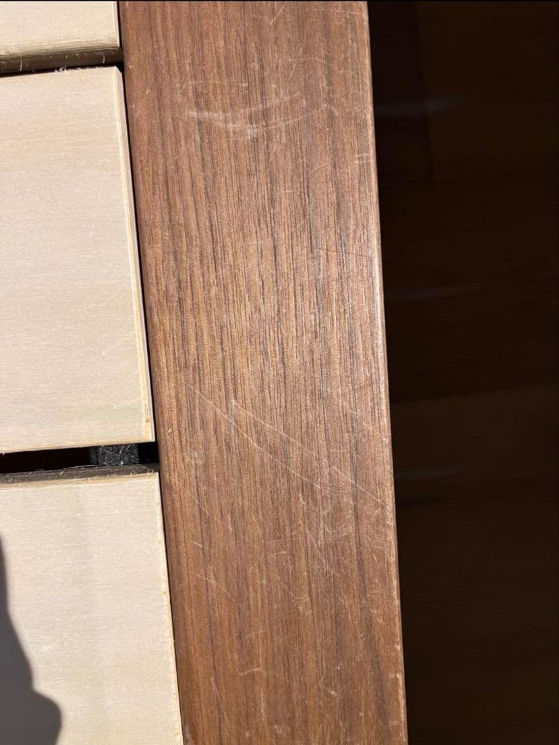 【横浜駅近く】無印良品 ダブルベッド すのこベッド ウォールナット