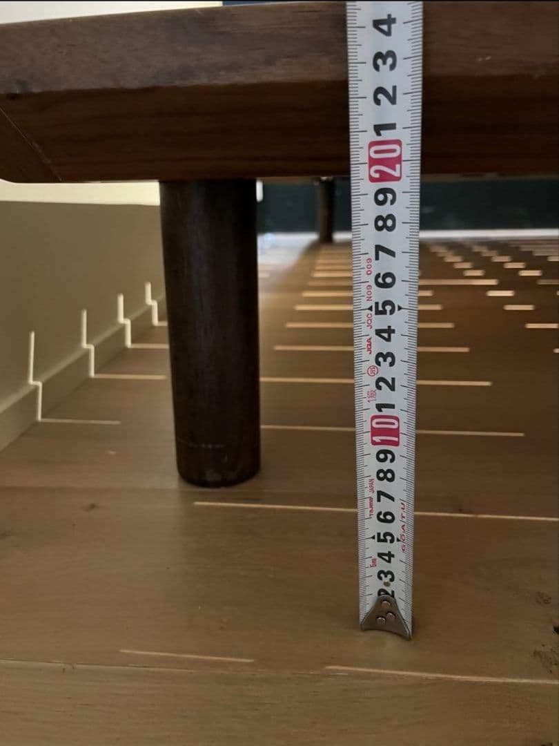 【横浜駅近く】無印良品 ダブルベッド すのこベッド ウォールナット