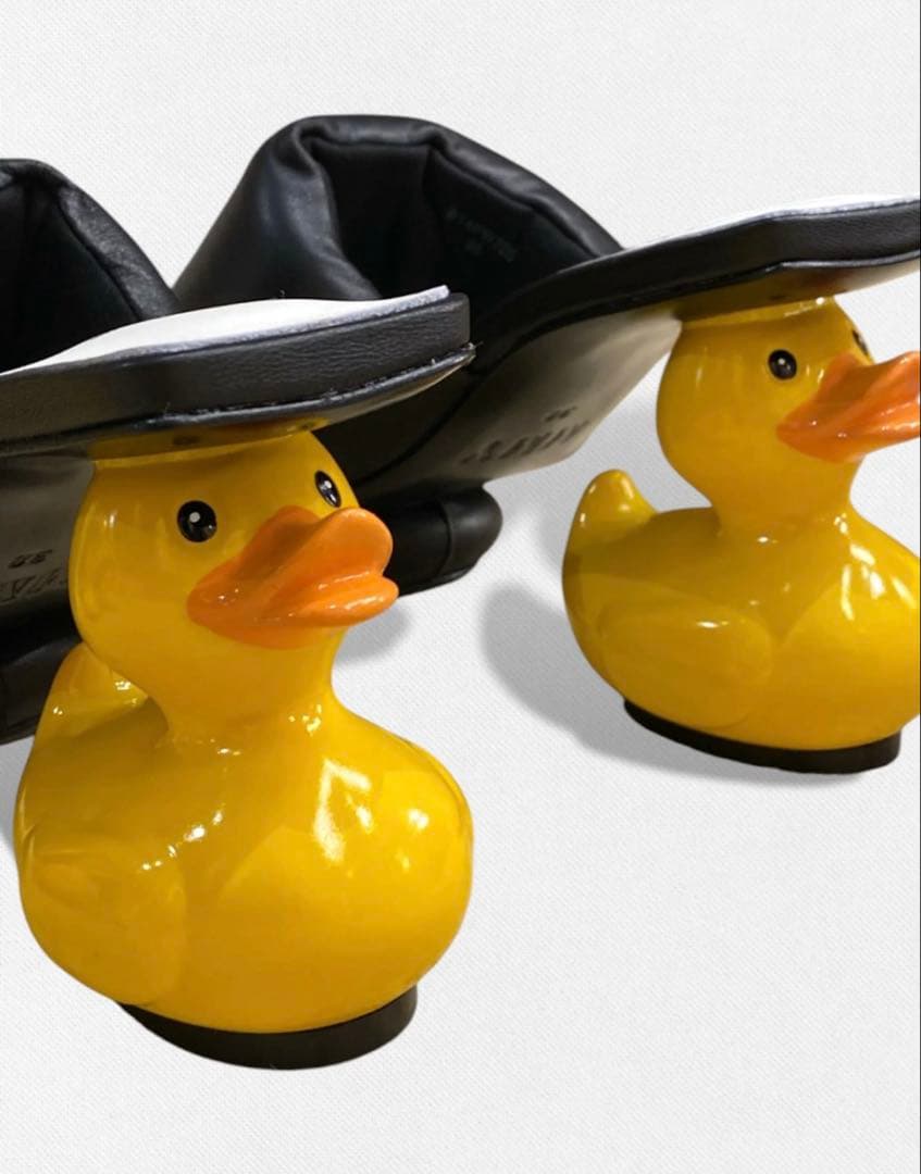 メゾンミハラヤスヒロ ダックヒールサンダル アヒル ミュール 36 ブラック