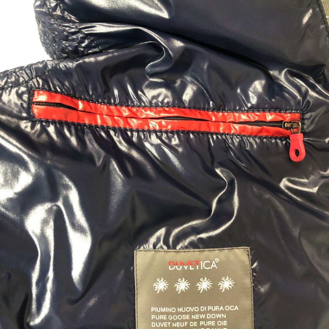 【値下げ】デュベティカ　ダウンベスト　赤 サイズ46