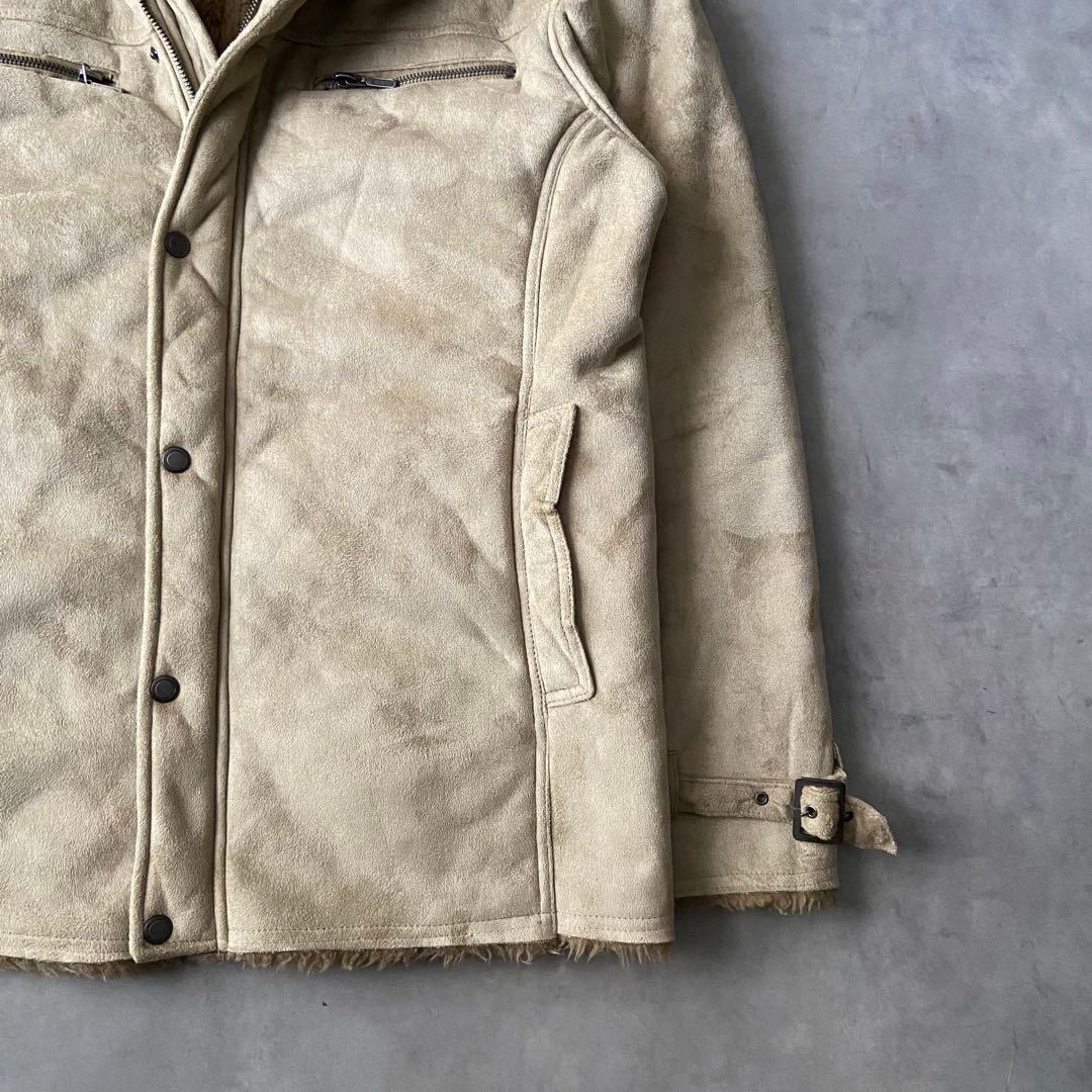 ジャケット・アウター archive grunge fur mouton jacket y2kCD21