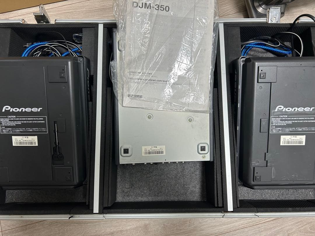 Pioneer CDJ-350DJM-350 2011年式　ハードケース付