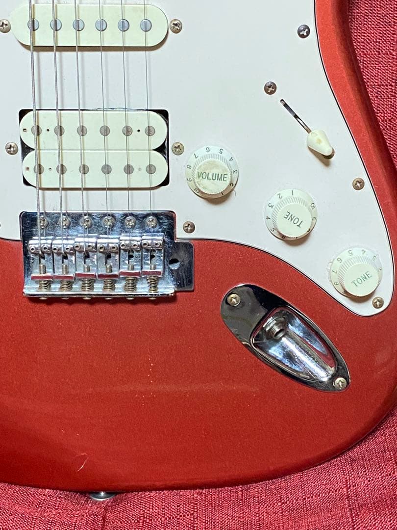 【美品】BUSKER'S バスカーズ ストラトキャスター 赤 エレキギター 入門