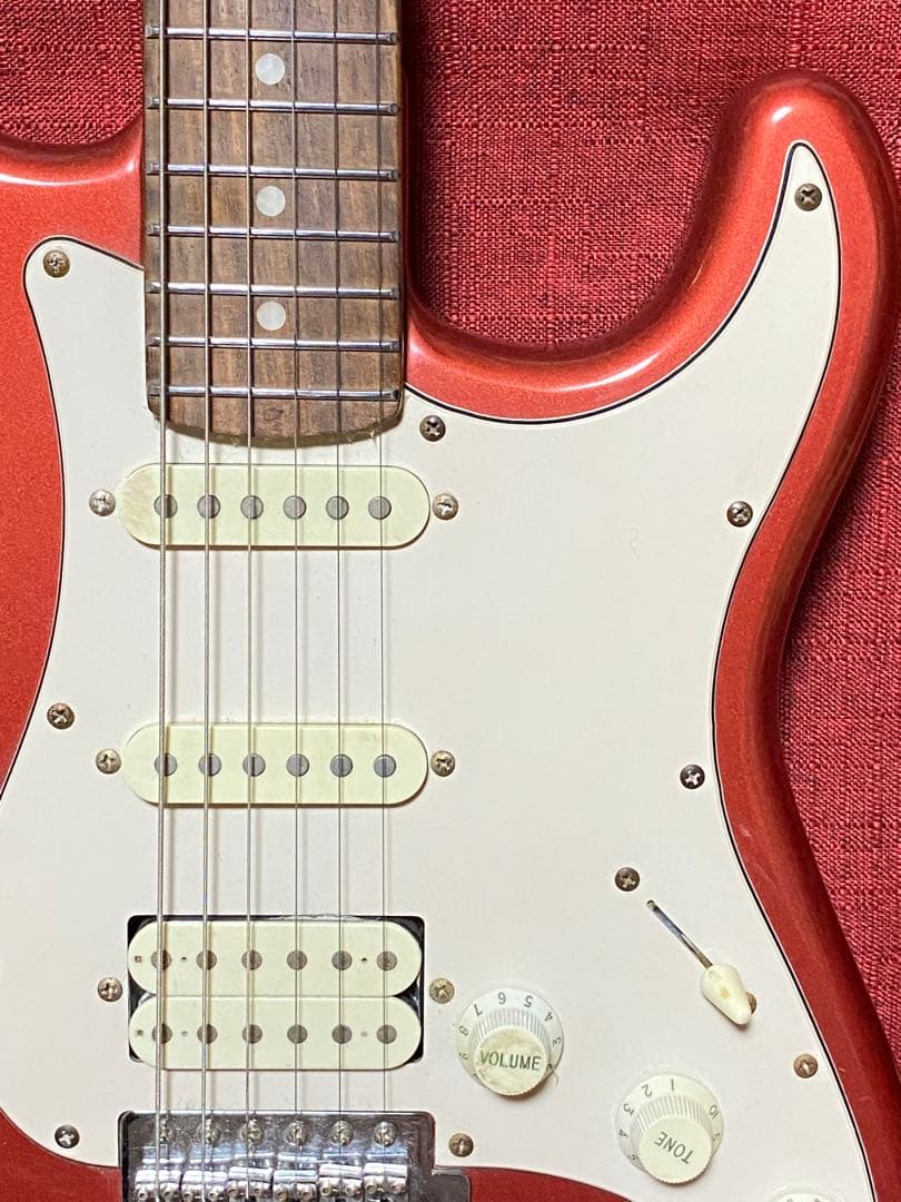 【美品】BUSKER'S バスカーズ ストラトキャスター 赤 エレキギター 入門