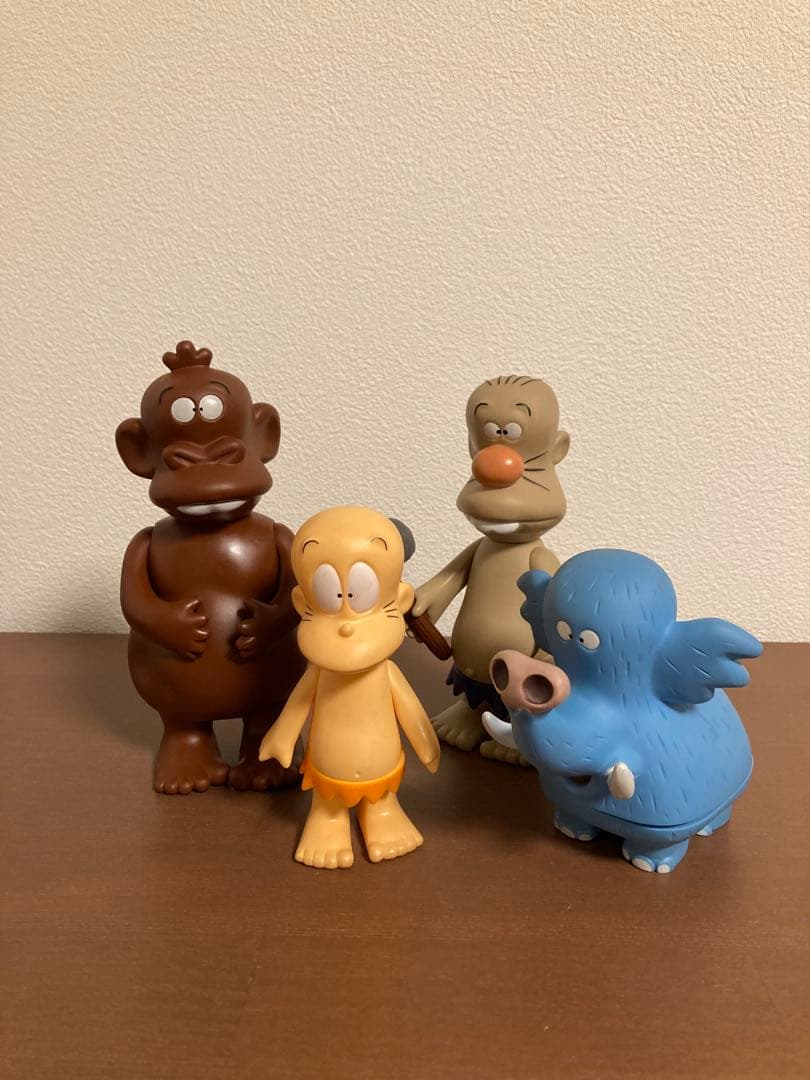 はじめ人間ギャートルズ ソフビ 4体セット