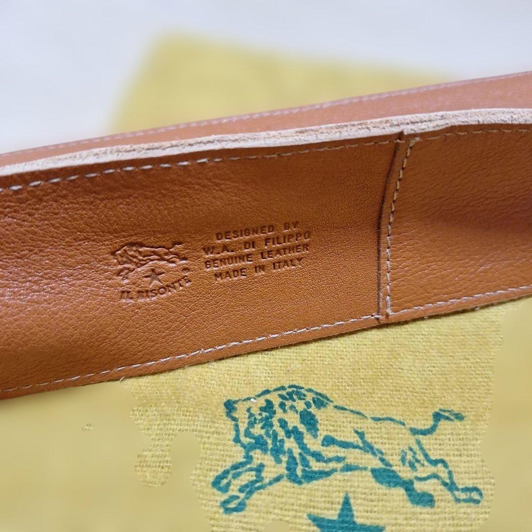 イル ビゾンテ IL BISONTE レザー ジップ ペンケース 未使用