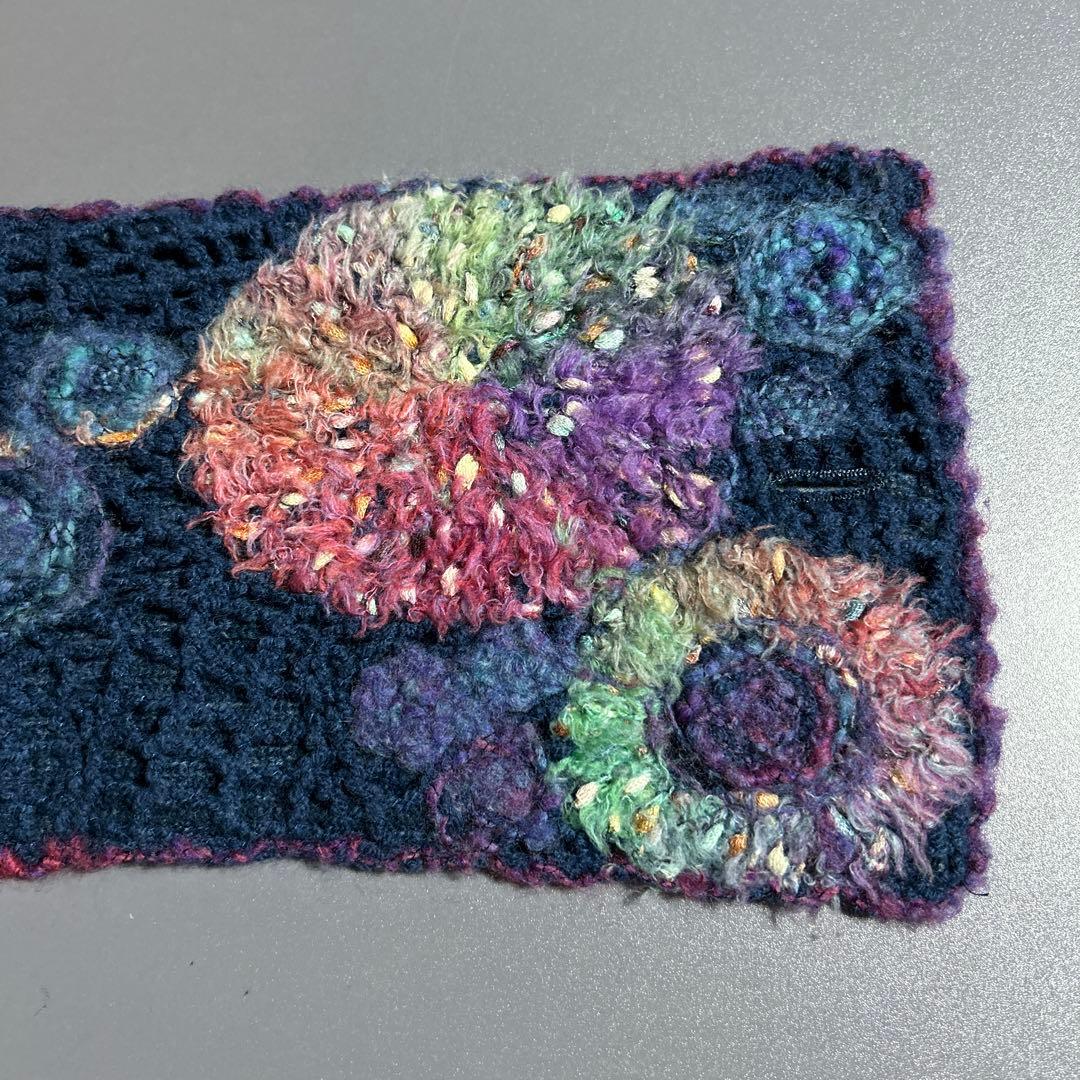 M.&KYOKO エムアンドキョウコ リバーシブル　マフラー　ネックウォーマー