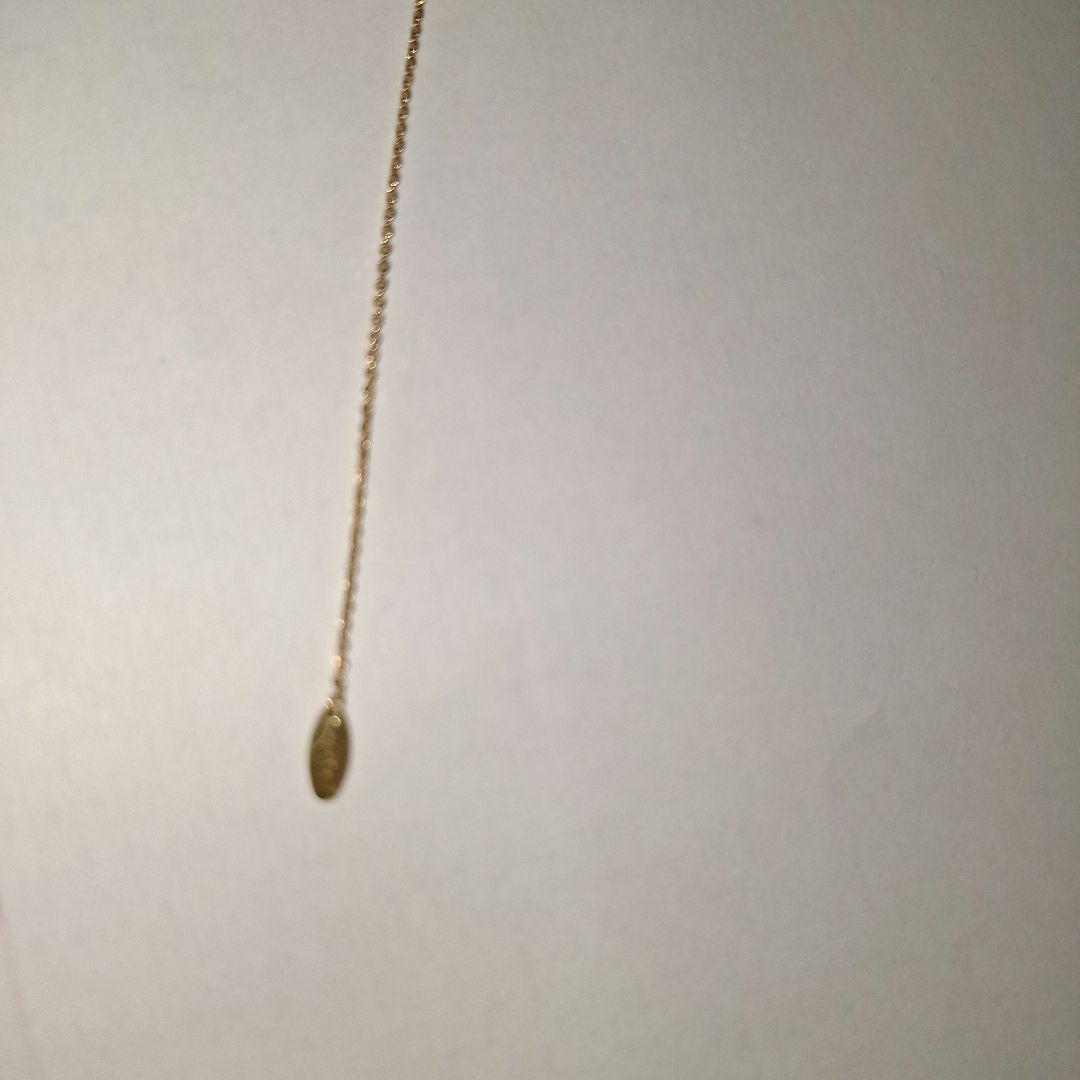 長さを調節する事ができる、アガットロングネックレス