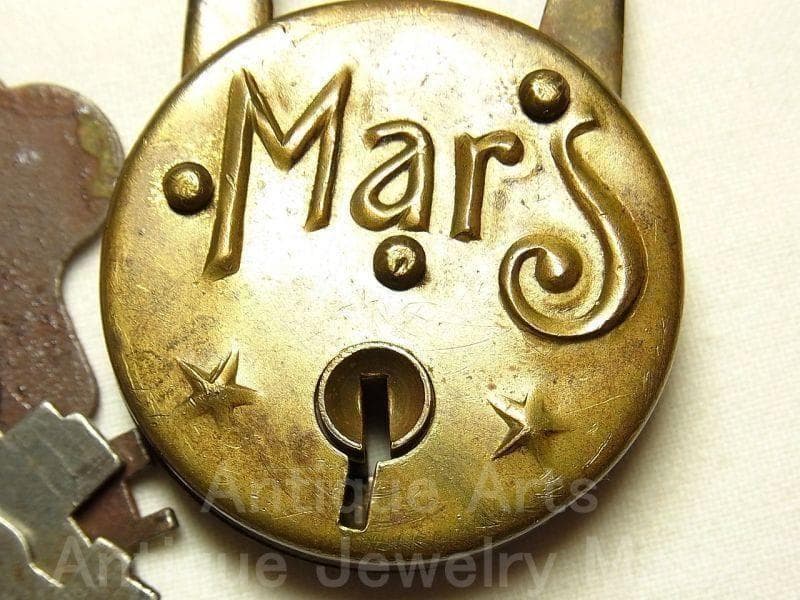 《p1051》“Mars”（火星）1900年初頭 P&F Corbin社 南京錠