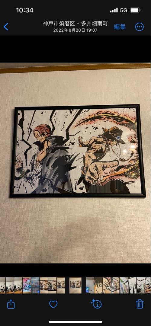 ワンピース　デジタルアート　A1