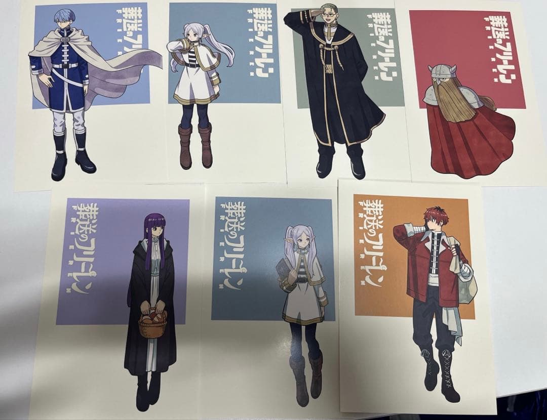全7種 非売品 特典 ポストカード 葬送のフリーレン タケウチリョースケ コラボ
