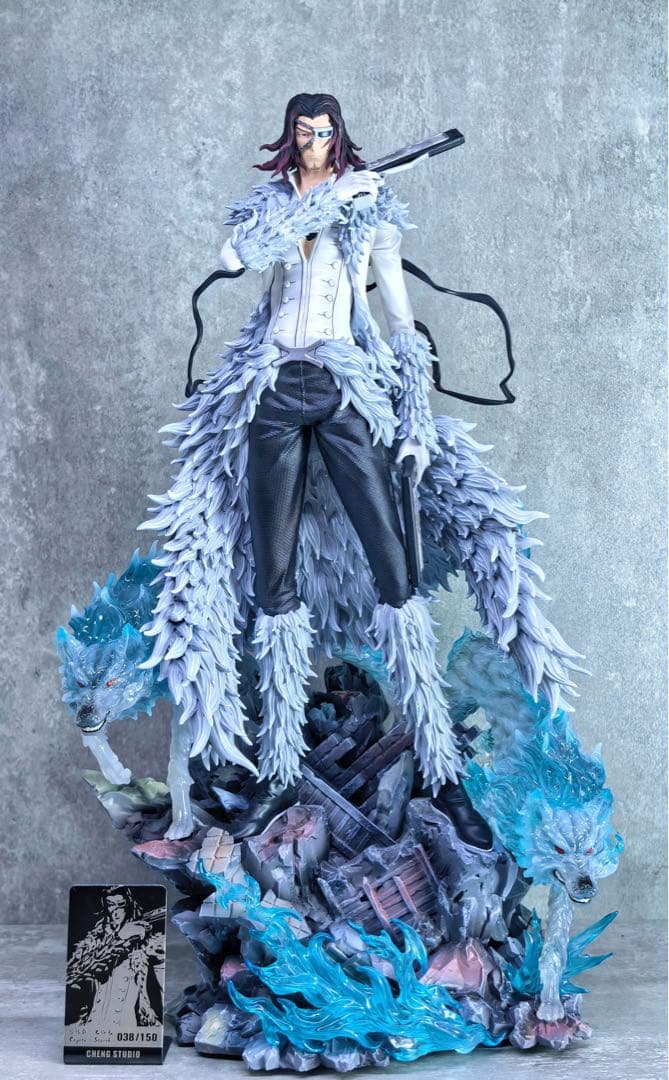 ブリーチ　コヨーテ・スターク　ガレージキッド　フィギュア　透明版　完成品