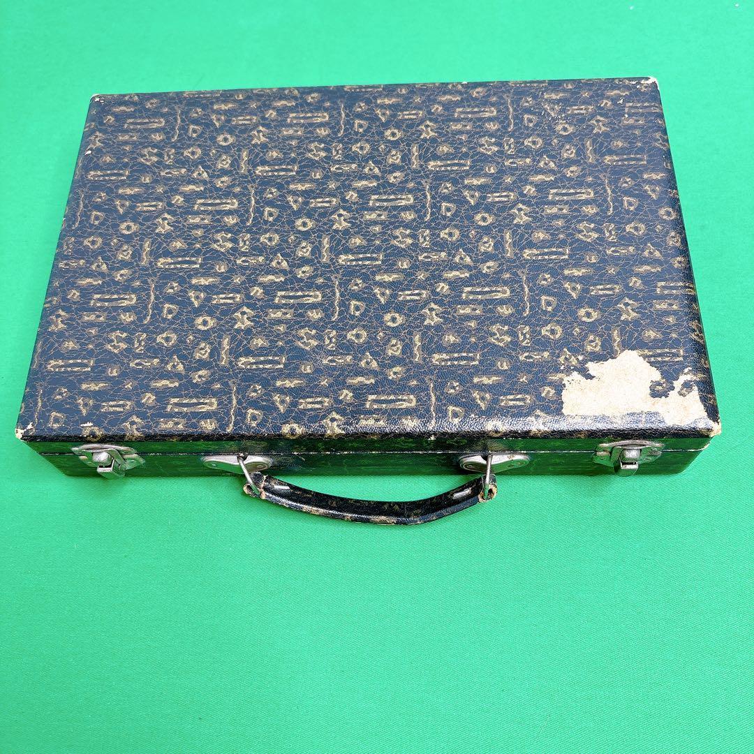 キングバード　麻雀牌　背黒牌　昭和レトロ 五本羽一索