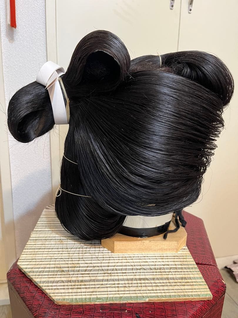 日本髪　かつら　大衆演劇　つぶし島田　芸者　芸妓　M -Lサイズ 日本舞踊