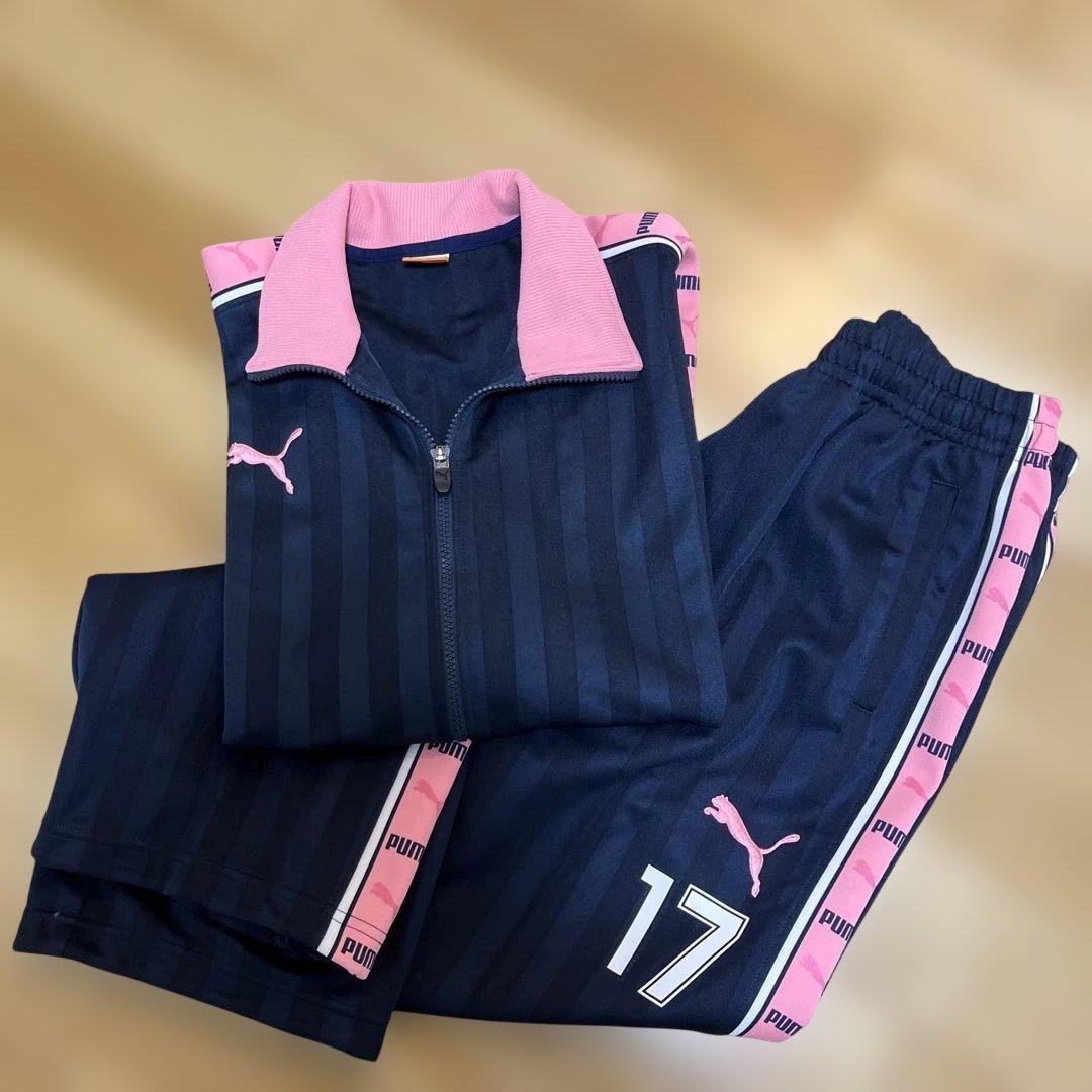 【美品】希少 PUMAプーマ　ネイビー　ピンク　プージャ　y2k