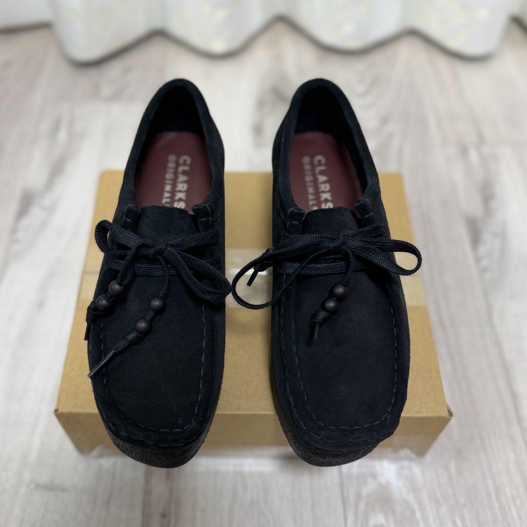 クラークス ワラビークラフトビー厚底