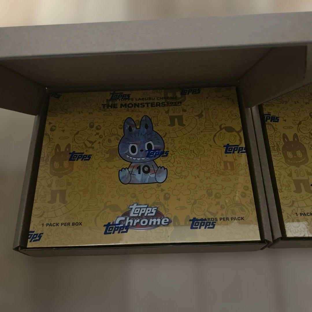 新品未開封　Topps Chrome 10周年記念ボックス　2BOX ラブブ