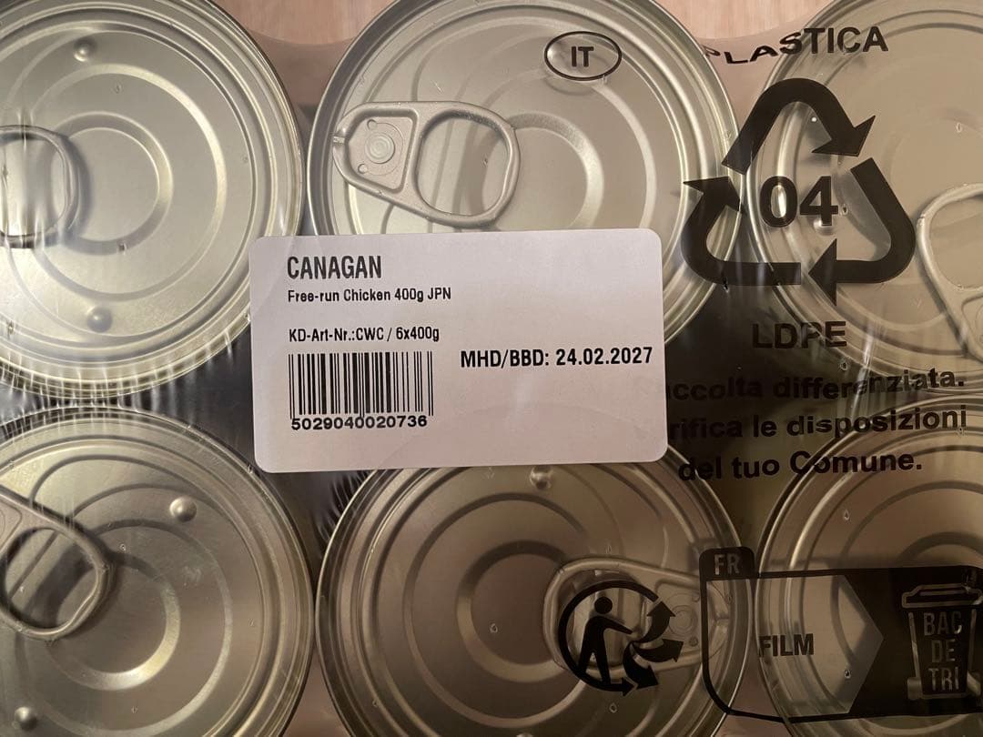 カナガン　チキン　ドッグフード　400g缶 11個