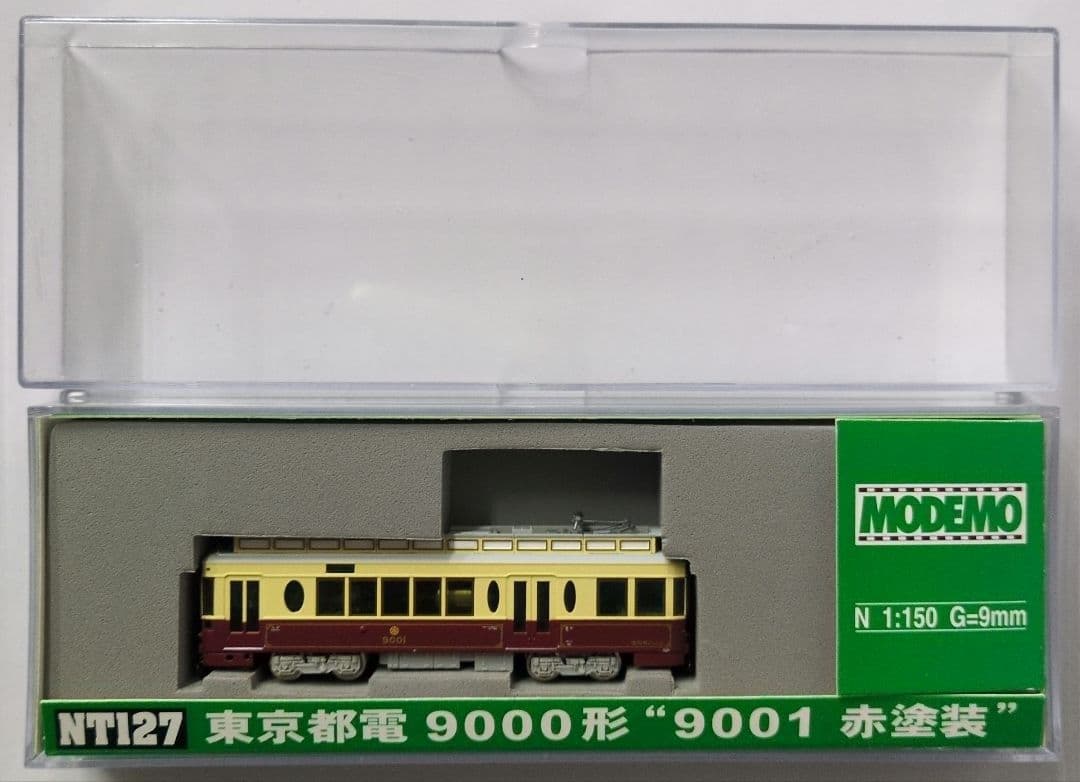 鉄道模型 東京都電 9000形 9001 赤塗装