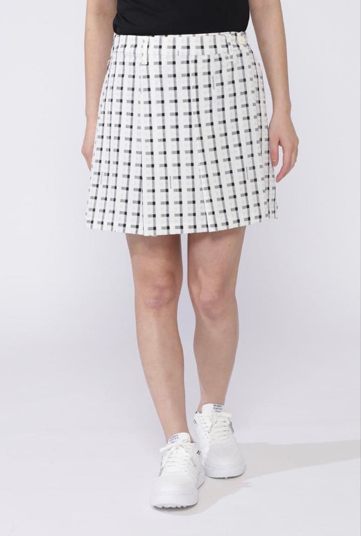 チェック柄プリーツスカート
