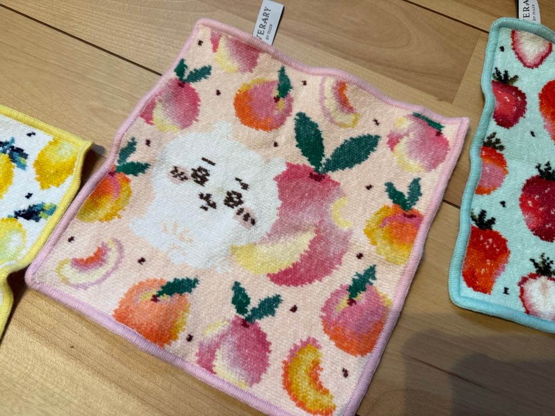 美品★FEILERフェイラー★ハンカチ ちいかわ ハチワレ うさぎセット