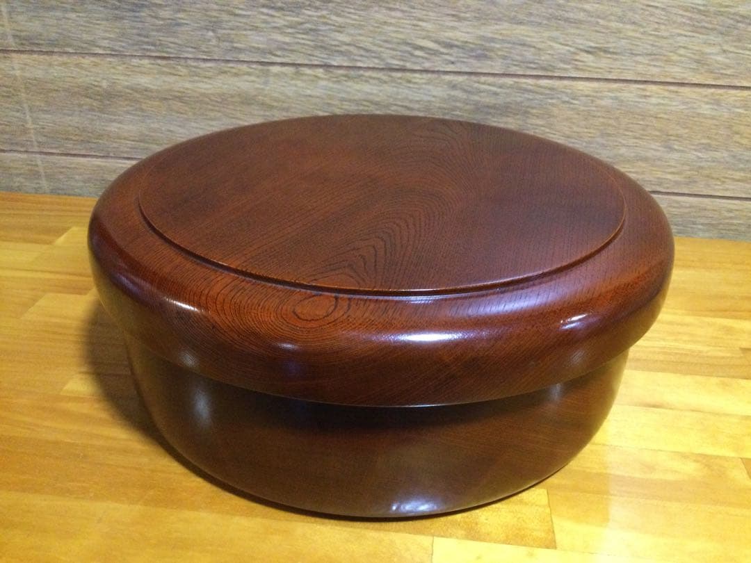 欅茶びつ 木製茶色 ＊ 美しい木の温もり　美品