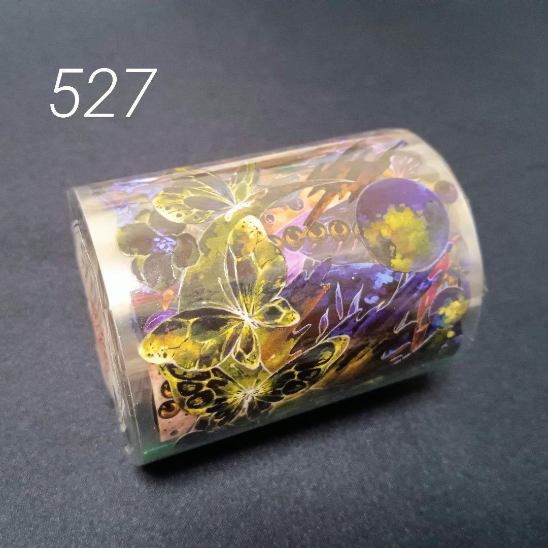 巻売 527★ 海外 マスキングテープ マステ PET 装飾 花 月 水晶