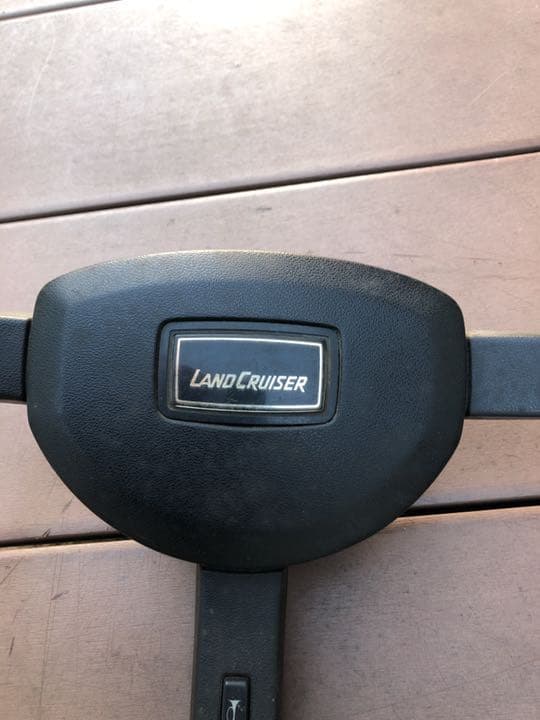 希少。純正トヨタランドクルーザーBJ44Vハンドル