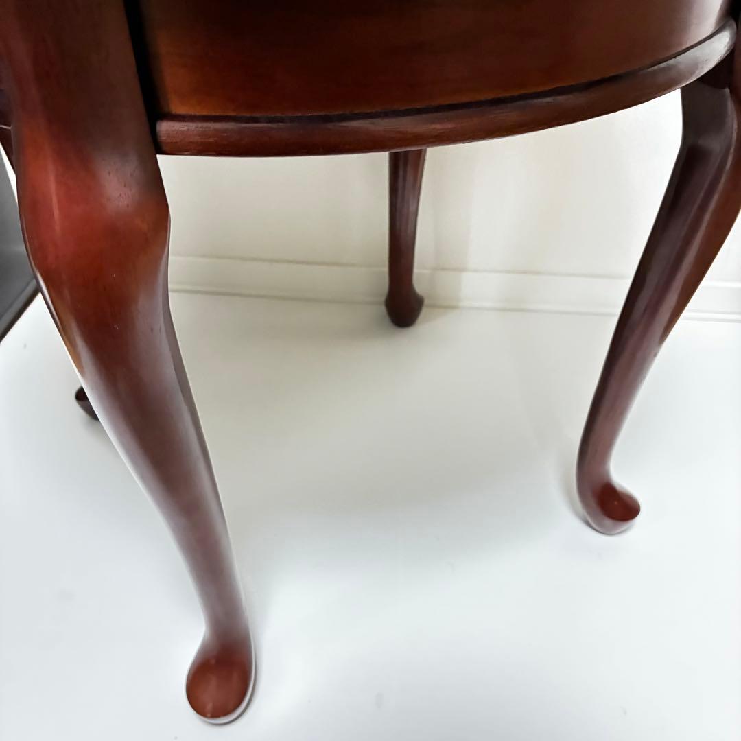 アンティーク　猫足　丸型　サイドテーブル　ダイニングテーブル