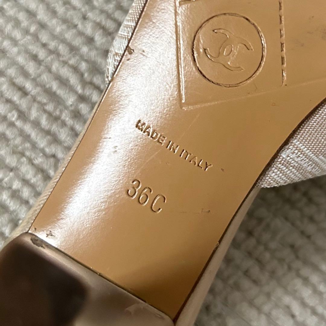 CHANEL シャネル パンプス ミュール ヒール 23cm