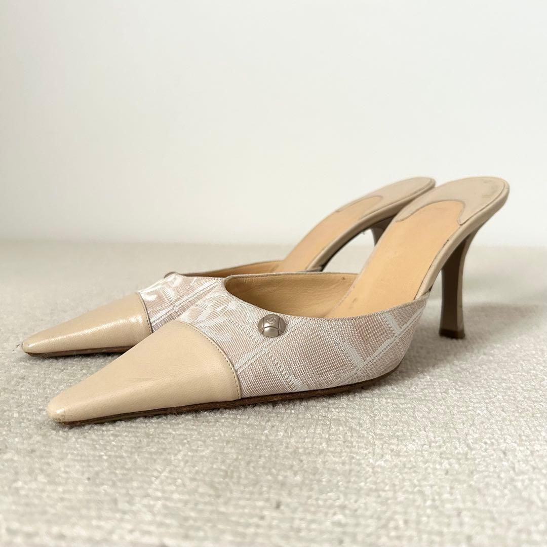 CHANEL シャネル パンプス ミュール ヒール 23cm