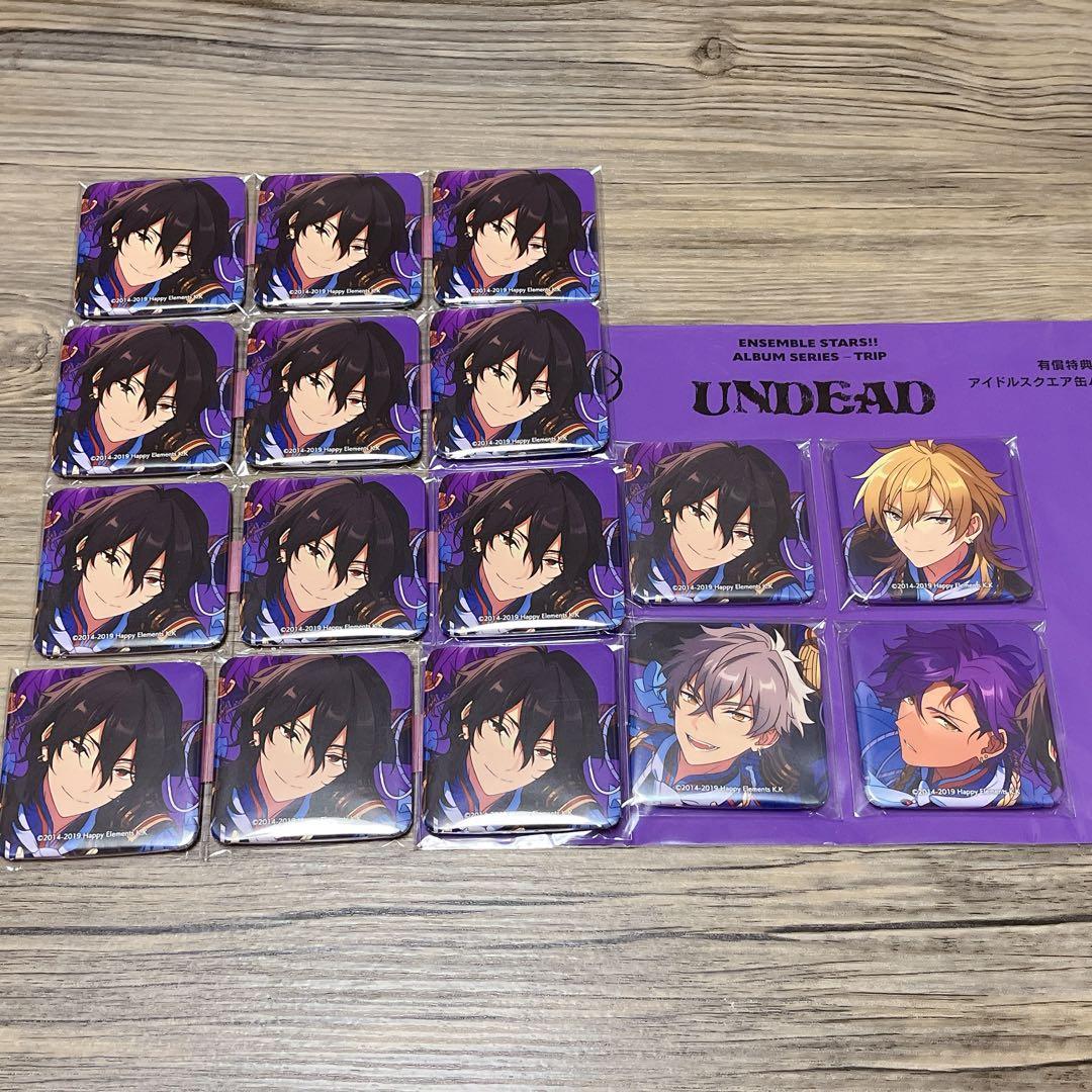 【新品】朔間零 trip 缶バッジ スクエア缶 アルバム缶 UNDEAD