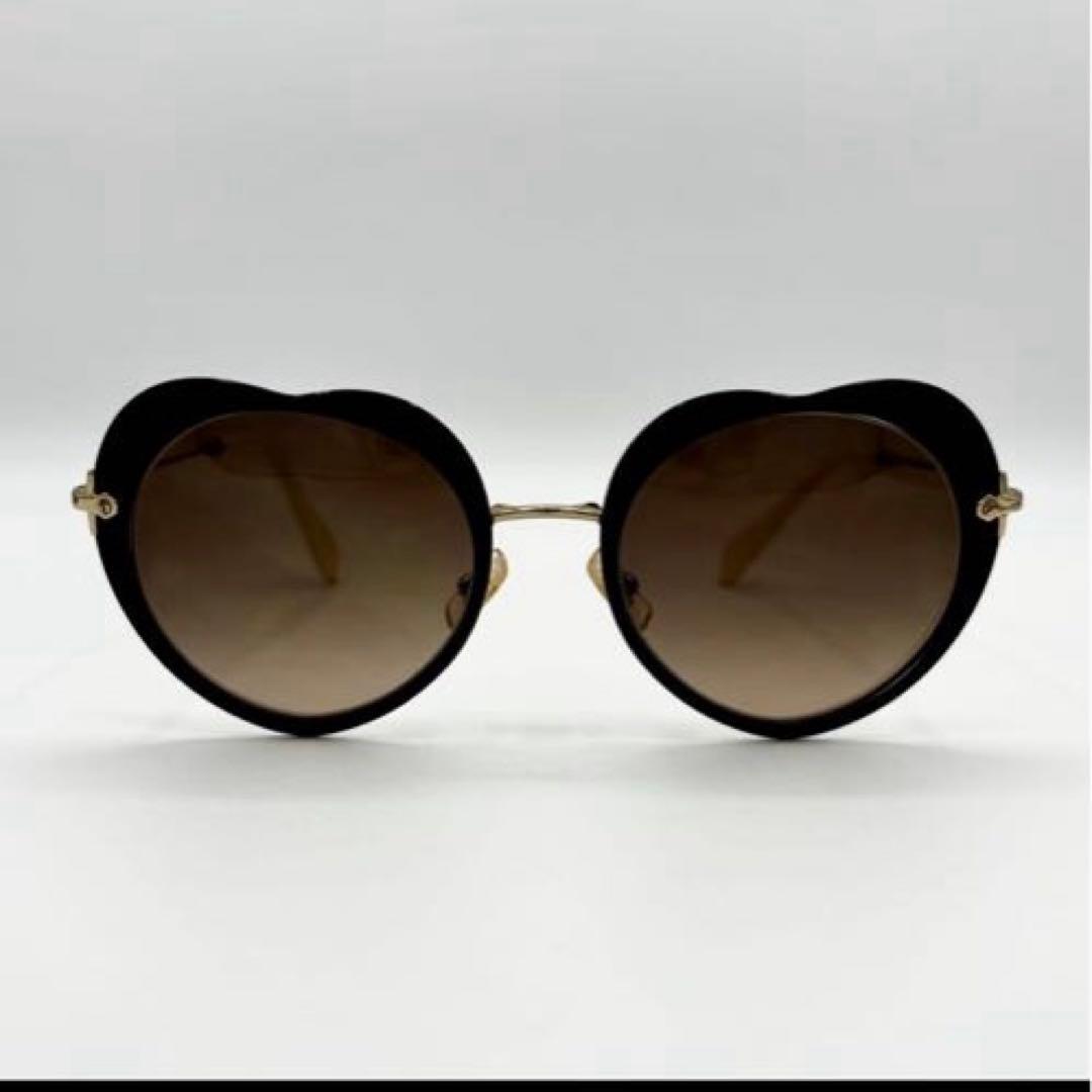 【美品】MIU MIU サングラス ハート ケース付 ミュウミュウ SMU54R