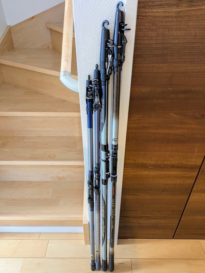 投げ竿4本セット Daiwa SURF SWING 25-420他3本